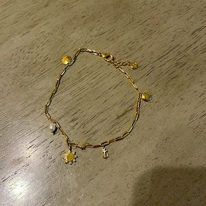 Gorjana Seashell Charm Anklet